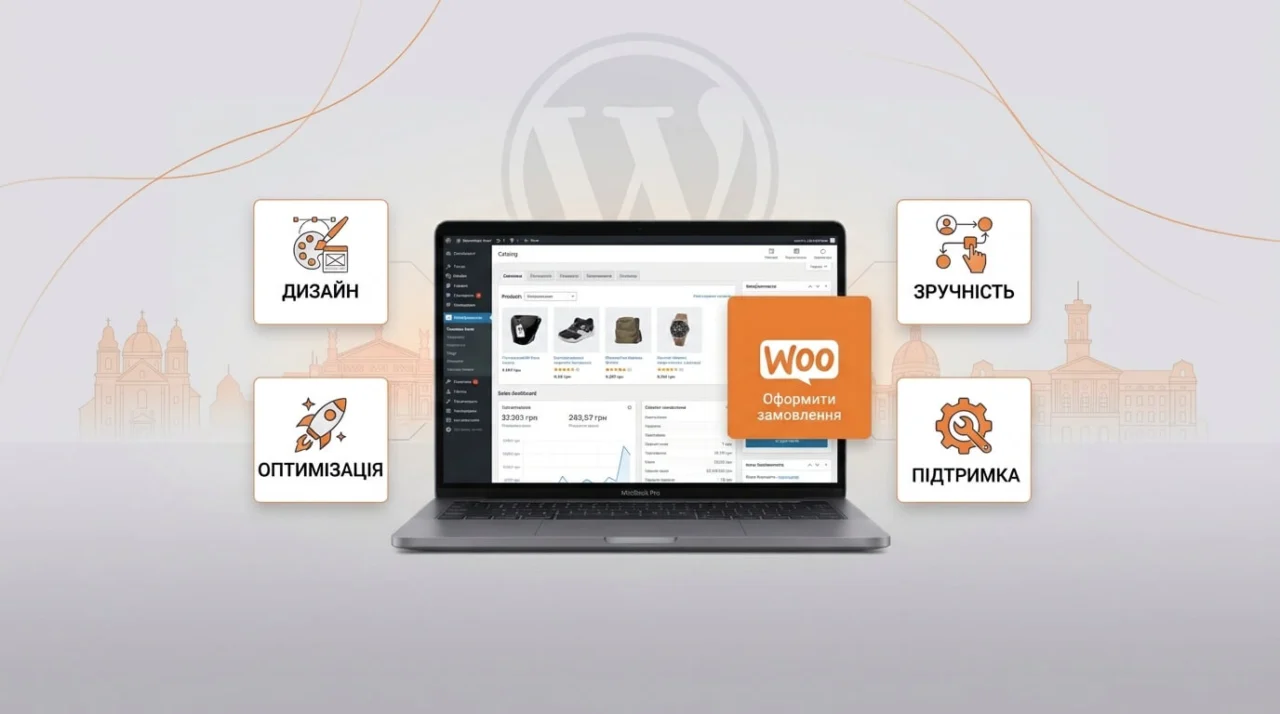 Розробка інтернет магазину на WooCommerce
