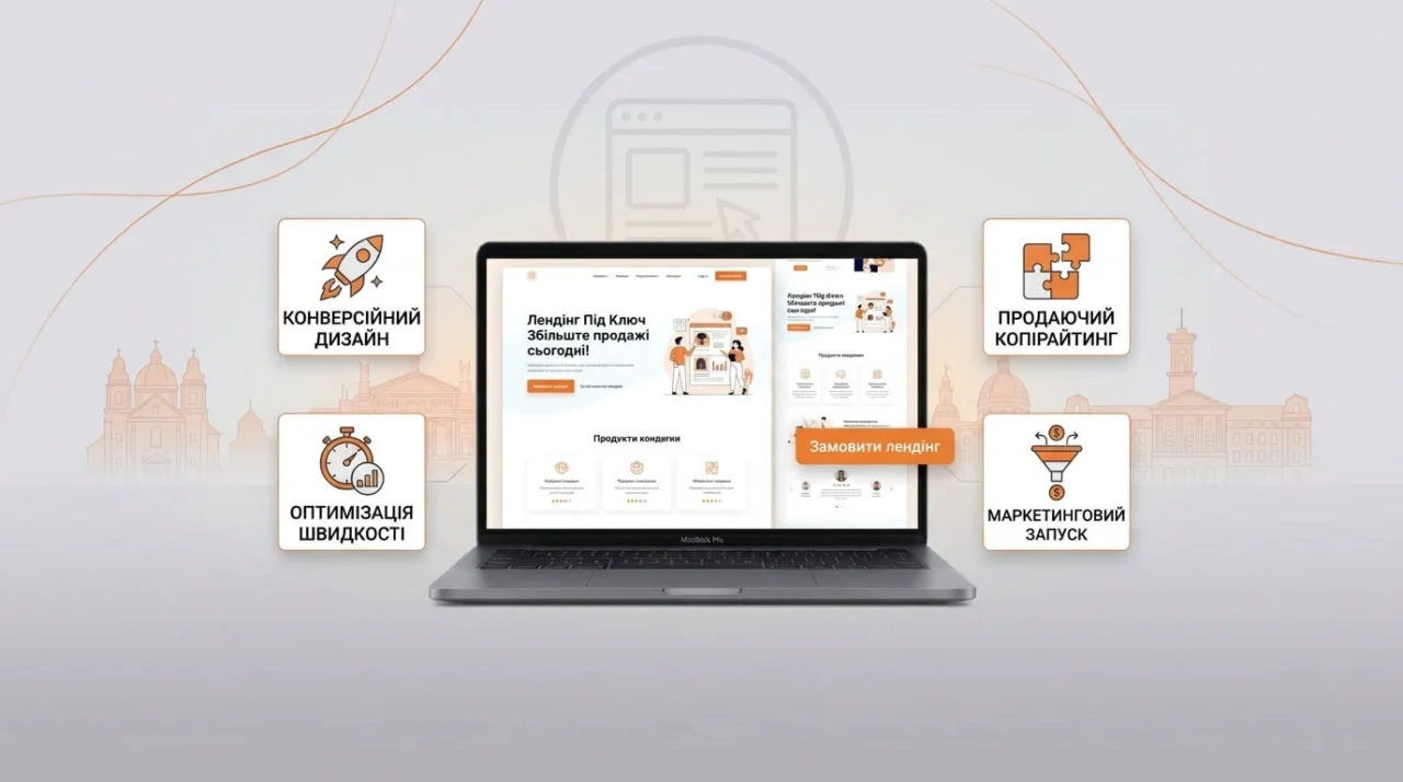 Розробка лендінгу на WordPress під ключ