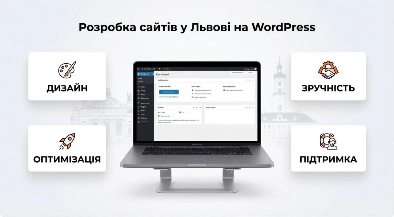 Розробка сайтів у Львові на WordPress